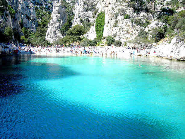 marseille, calanque, en, vau
